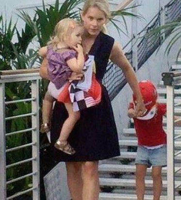 Matilda Vettel With Mother